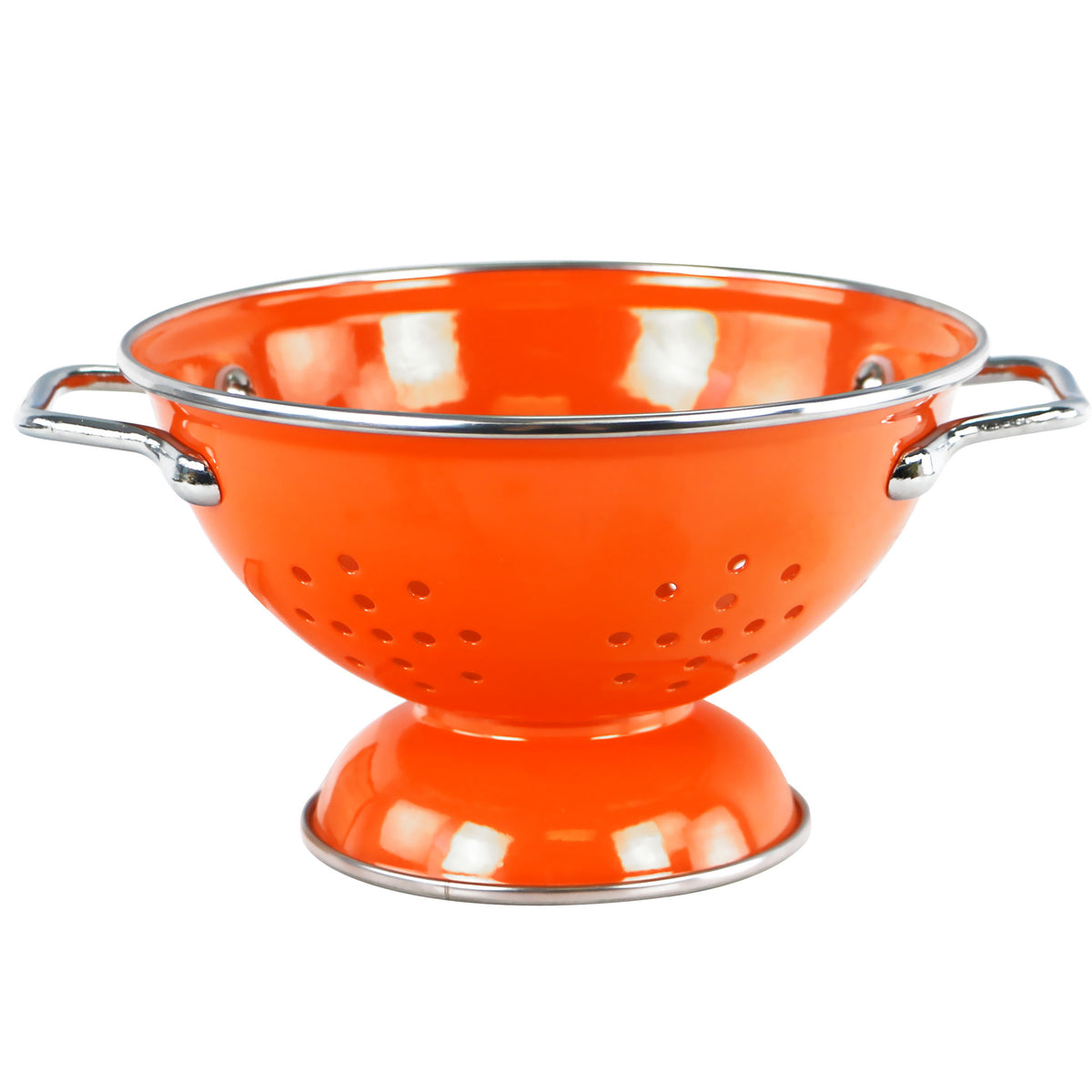 Powder Coated Colanders, Various Sizes, Orange Reston Lloyd