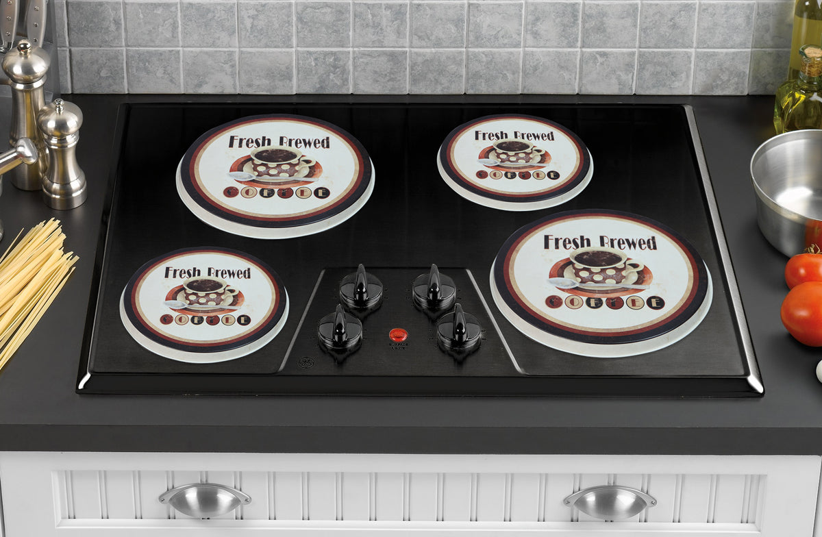 Tin Burner Cover Set, Calypso Basics, Fresh Brewed – Reston Lloyd