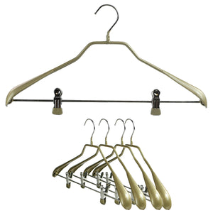 BodyForm, 42-LK, Pant Bar with Clips, Gold