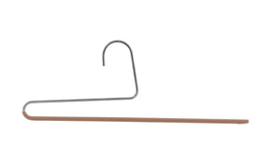 Reverse Trouser Hanger, KH-35U, Single Rod, Latte