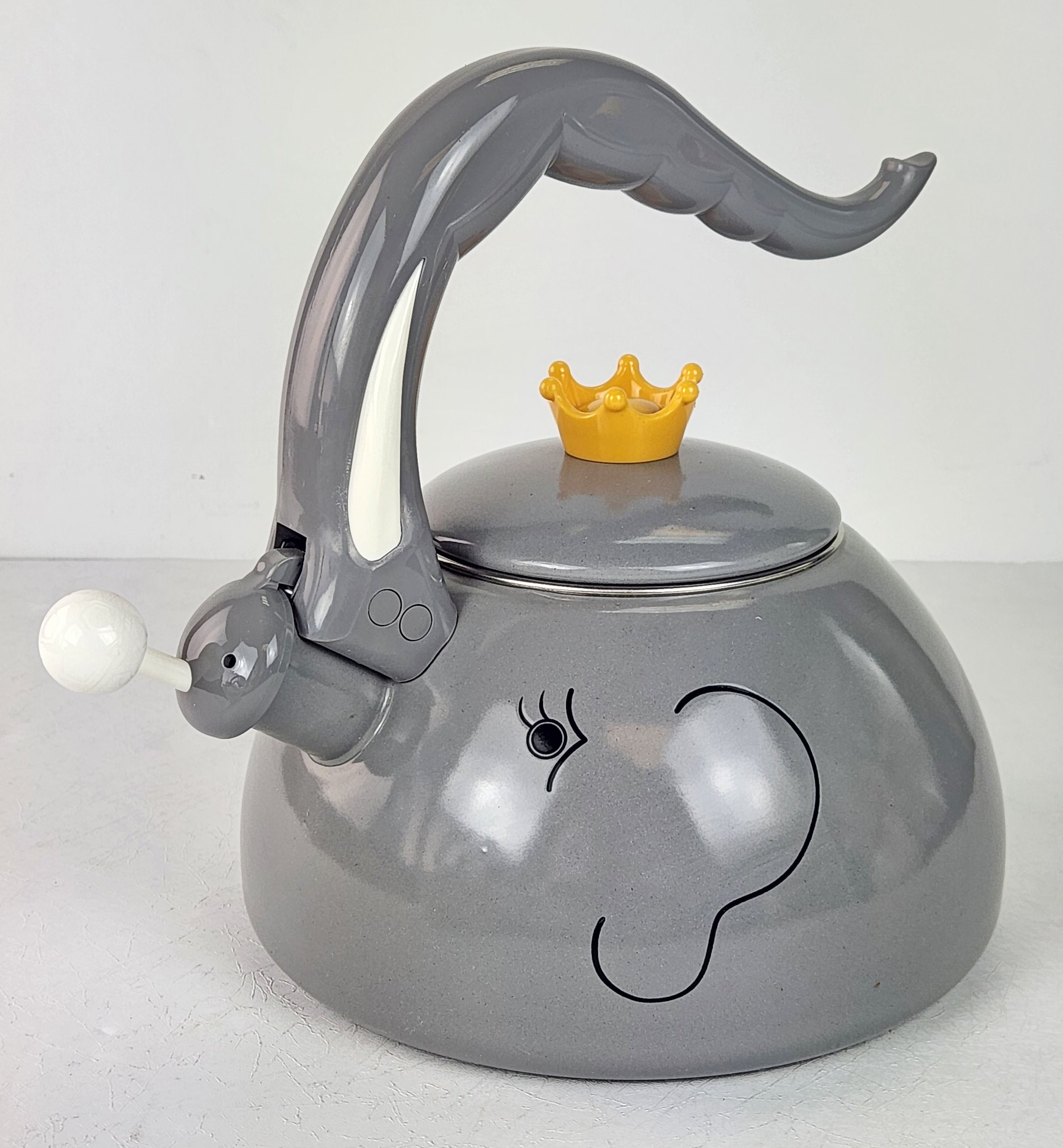 Whistling Enamel Teakettle, Elephant – Reston Lloyd