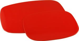 Set of 2, Insulated Counter Mat, Red
