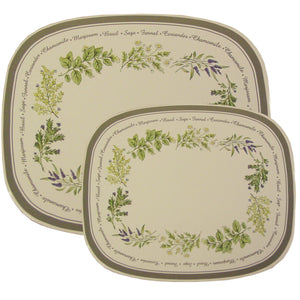 Set of 2, Insulated Counter Mat, T. Herbs