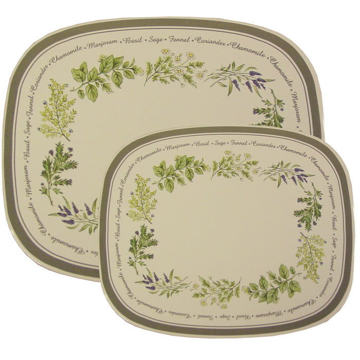 Set of 2, Insulated Counter Mat, T. Herbs
