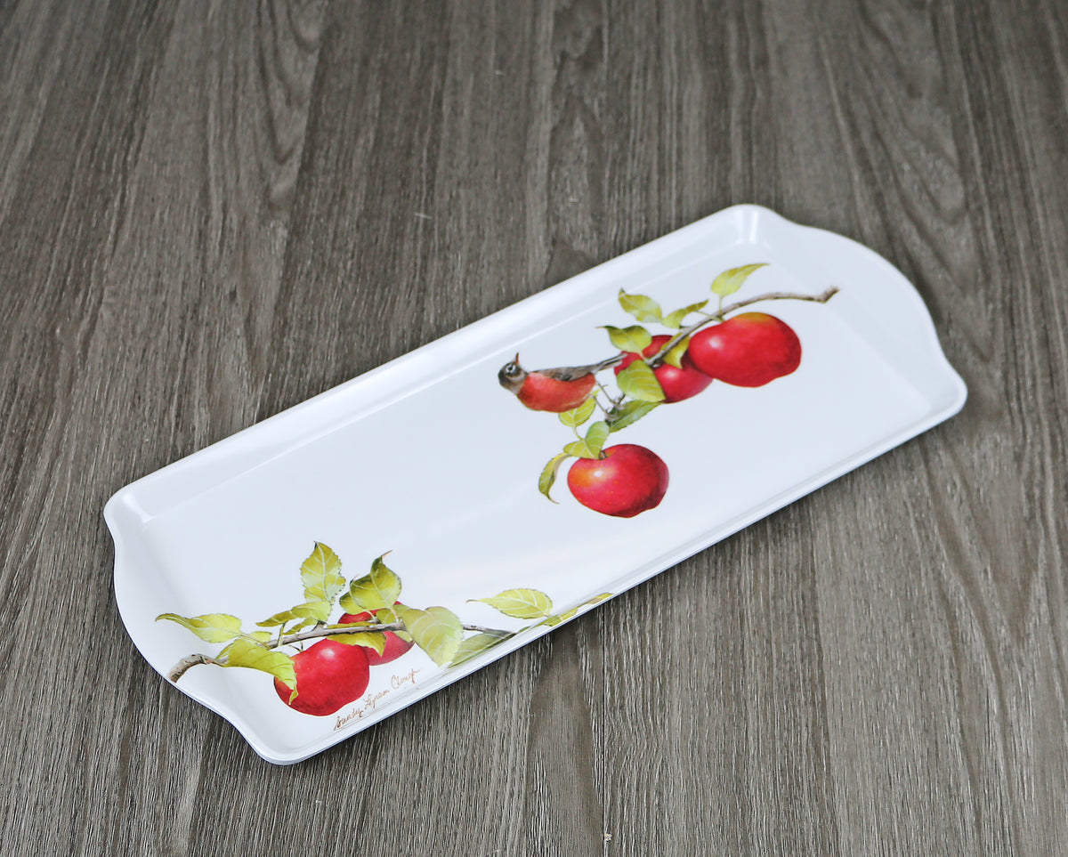 Melamine Tidbit Tray, Sandy Clough, Harvest Apple – Reston Lloyd