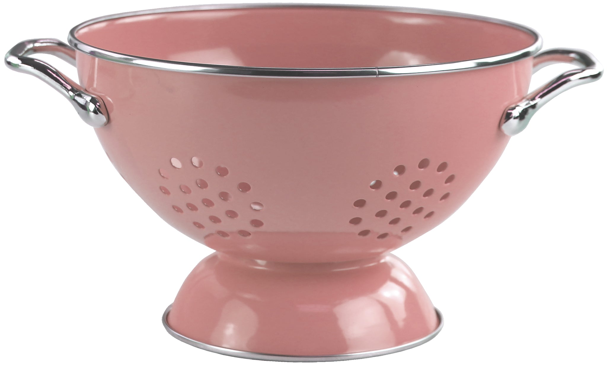 Coloured metal colanders discount