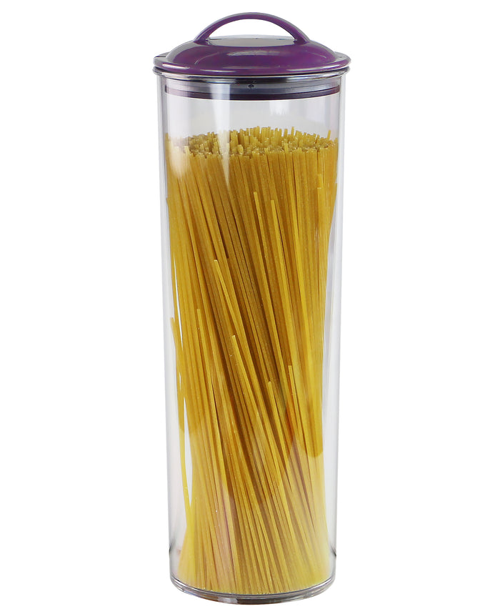 Acrylic Spaghetti Canister,  Plum