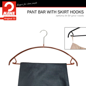 Euro, 42-U, Pant Bar/Skirt Hook Hanger, Copper