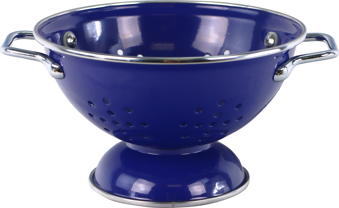 Colander Coated Powder Coated Colanders, Various Sizes, Indigo – Reston Lloyd