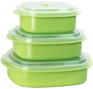 6pc Microwave Cookware & Storage Set, Lime
