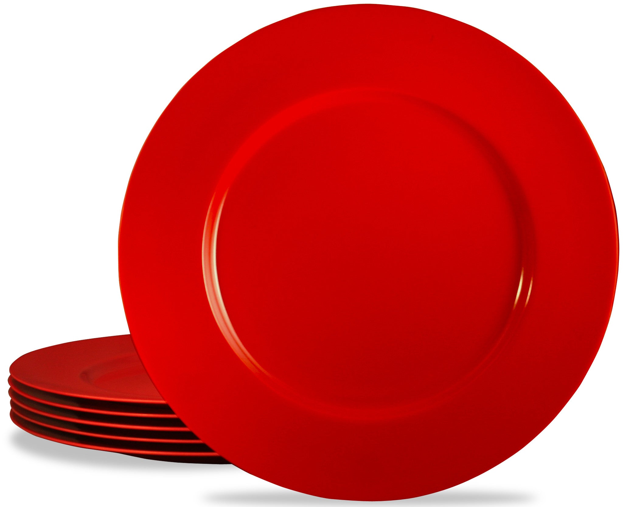 48ct Red Dessert Plate, disposable dinnerware Red dinner plates, Red paper, Part