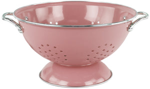 Powder Coated Colanders, Various Sizes, Pink