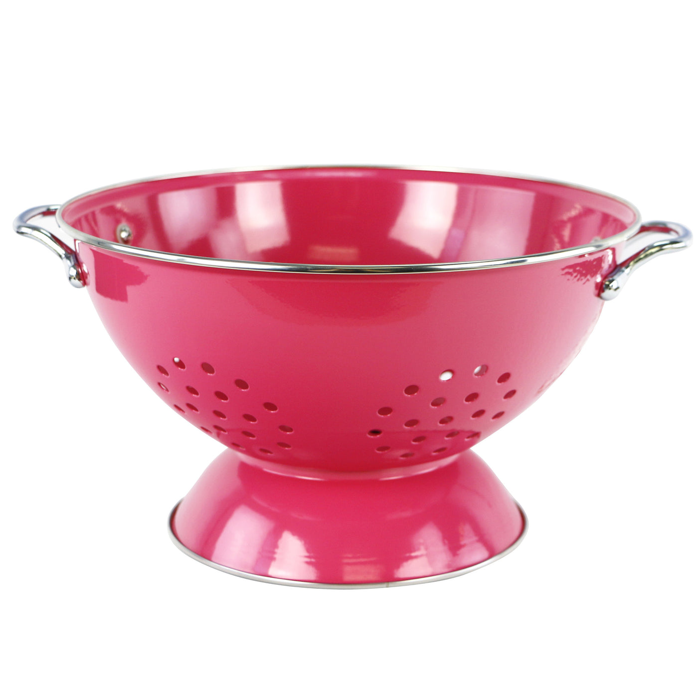 Colander Coated Powder Coated Colanders, Various Sizes, Magenta – Reston Lloyd