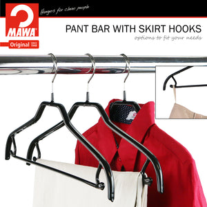 Silhouette, 41-FRS, Pant Bar/Skirt Hook Hanger, Black