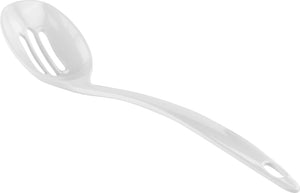 Melamine Slotted Spoon,  White