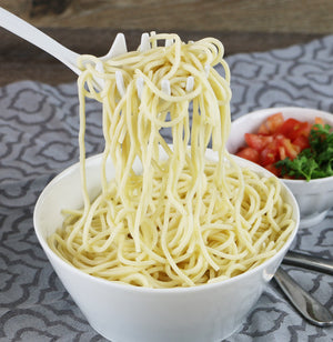 Melamine Spaghetti Fork, White