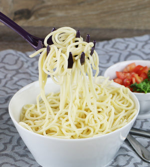 Melamine Spaghetti Fork, Plum